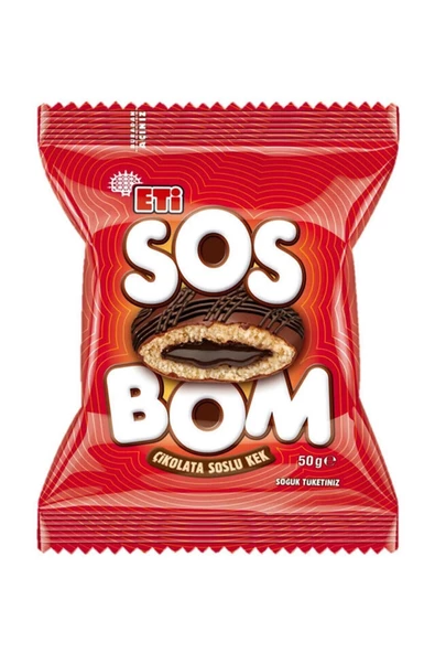 Eti SosBom Çikolata Kaplı Çikolata Dolgulu Kek - 2