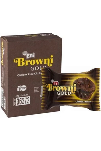 Eti Brownı Gold Kakaolu 45g 24 Lü 1 Kutu