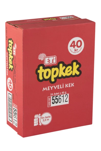 Eti Topkek Meyveli 40gr