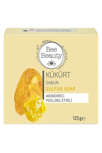 Bee Beauty Kükürt Kalıp Sabun Arındırıcı Peeling Etkili 125 Gr