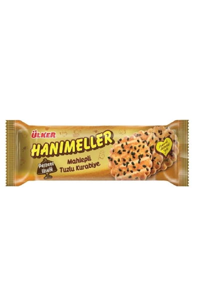 Ülker Hanımeller Mahlepli Tuzlu Kurabiye 81 Gram X18 Adet