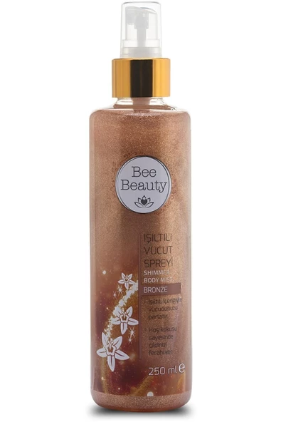 Bee Beauty Işıltılı Vücut Spreyi 250 ml Bronze