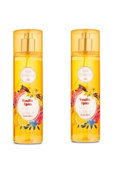 Bee Beauty Vanilla Spice Vücut Spreyi 200 Ml (2 Adet Set)