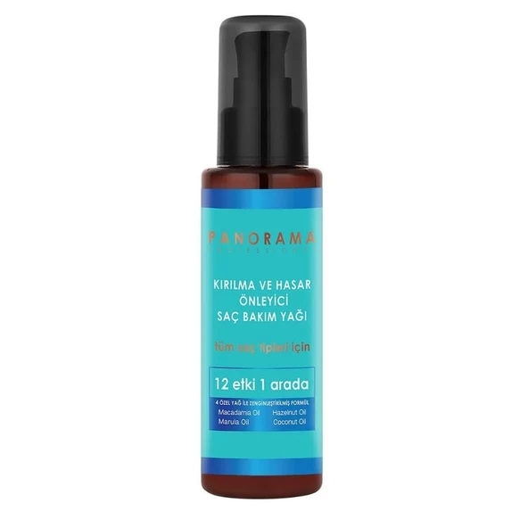 Panorama Professional Kırılma ve Hasar Önleyici Saç Bakım Yağı 100ml