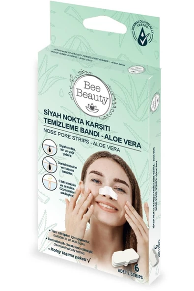 Bee Beauty Marka: Aloe Vera Siyah Nokta Bandı 6'lı Kategori: Makyaj Organizeri