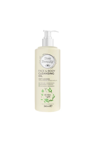 Bee Beauty Yüz & Vücut Temizleme Yağı 390 ml