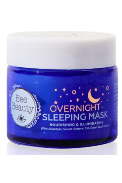 Bee Beauty Gece Uyku Maskesi 50 ml Kolajen Pantenol Badem Yağ Içerikli