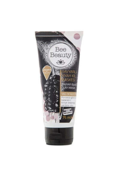 Bee Beauty Havyarlı Siyah Kil Maskesi 75 ml