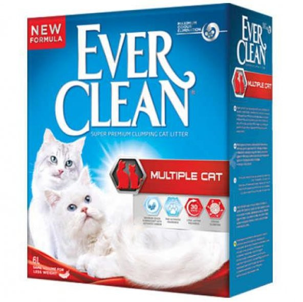 Ever Clean Multiple Cat Çoklu Kedi Kumu 6 Lt