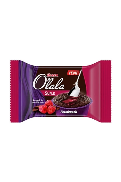 O'Lala Olala Sufle Frambuazlı 70 Gr 12'li Set - 1