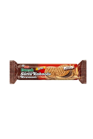 Eti Burçak Sütlü Kakao Kremalı 100 Gr X 10 Adet