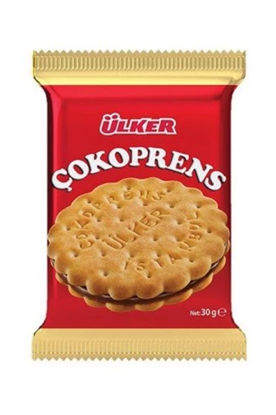 Ülker Çokoprens Tekli Bisküvi 24 Adet