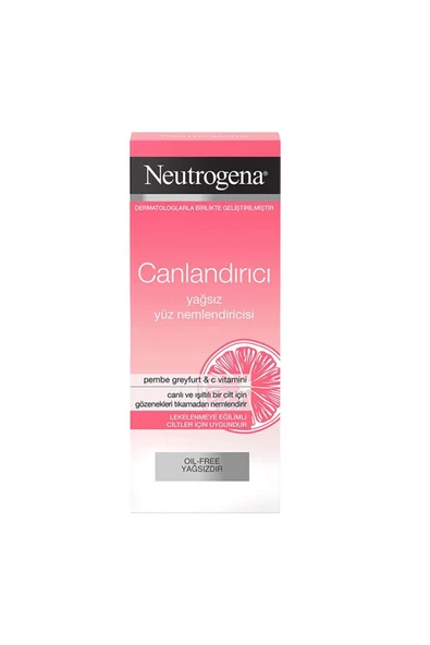 Neutrogena Canlandırıcı Pembe Greyfurt Yağsız Nemlendirici 50 ml