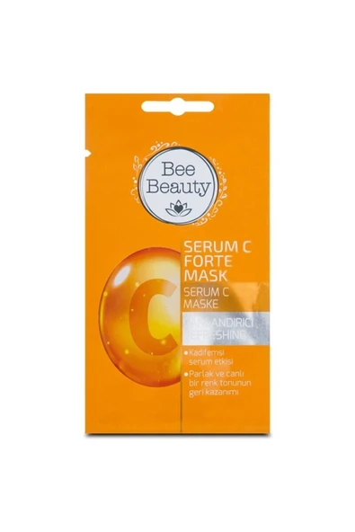 Serum C Maske 8 ml C Citaminli Aydınlatıcı Parlatıcı Maske Tek Kullanımlık