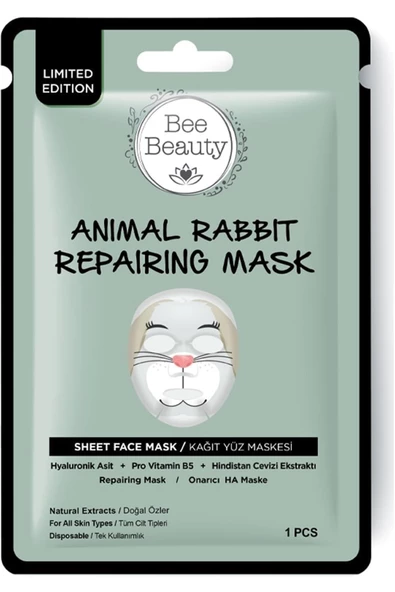 Bee Beauty Rabbit Kağıt Maske 25 gr