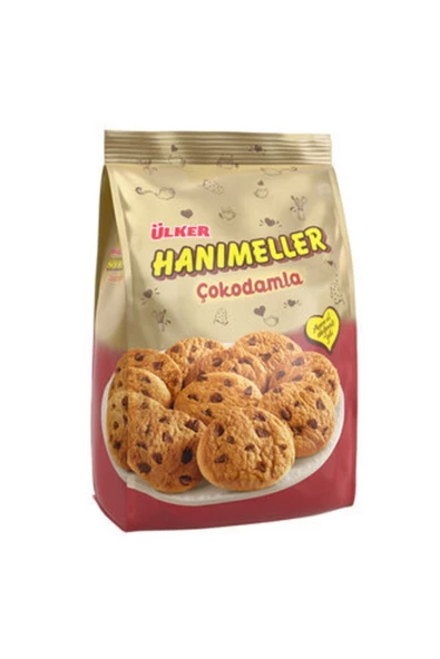 Ülker Hanımeller Çokodamla Kakaolu Damla Bisküvi 150 G ( 10 Adet )