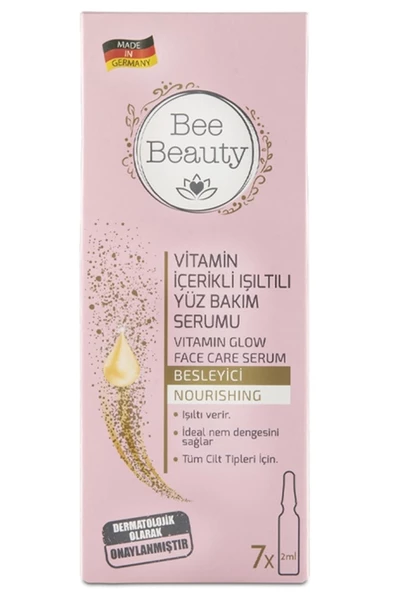 Bee Beauty Vitamin Içerikli Işıltılı Yüz Bakım Serumu 7x2 ml