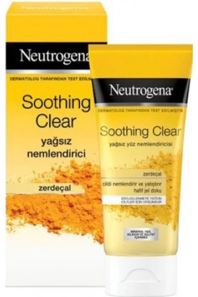 Neutrogena Soothing Clear Yağsız Yüz Nemlendiricisi (zerdeçallı) 75 Ml