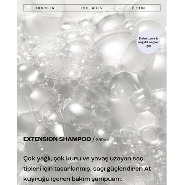 Matsu Extension Hızlı Saç Uzatmaya Yardımcı At Kuyruğu Şampuanı 350ml - 2