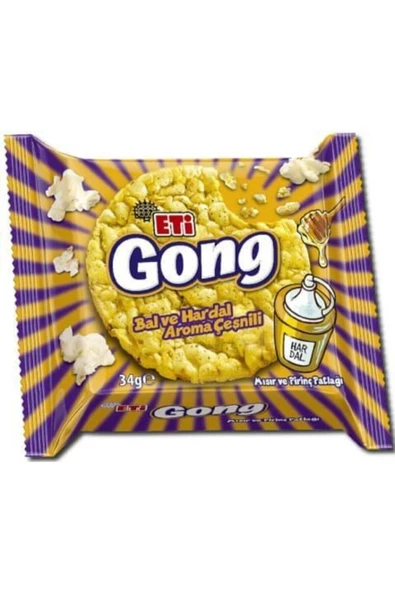 sahanedunya Eti Gong Ballı Hardallı 34 Gr (18 Adet)