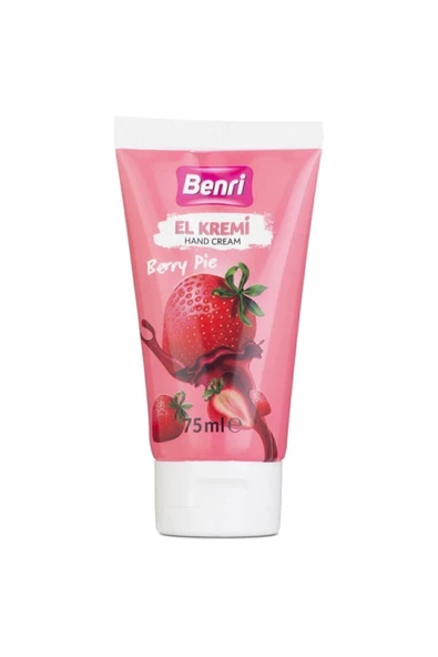 Benri Berry Pie El Kremi Çilekli 75 ml