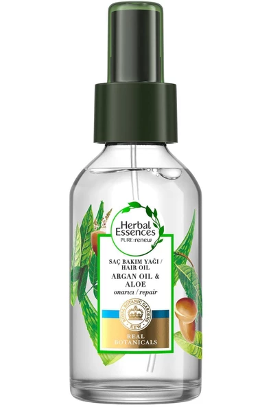 Herbal Essences Argan Yağı Ve Aloe Güçlendirici Süper Saç Bakım Yağı 100 Ml.,