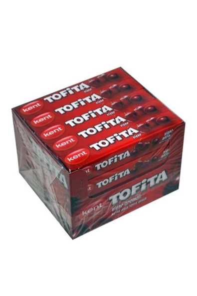 KENT Tofita Vişne Yumuşak Şeker 47 Gram X 20 Paket