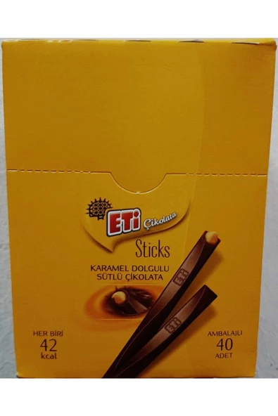 Eti Sticks Karamelli 8 Gr X 12 Ad.