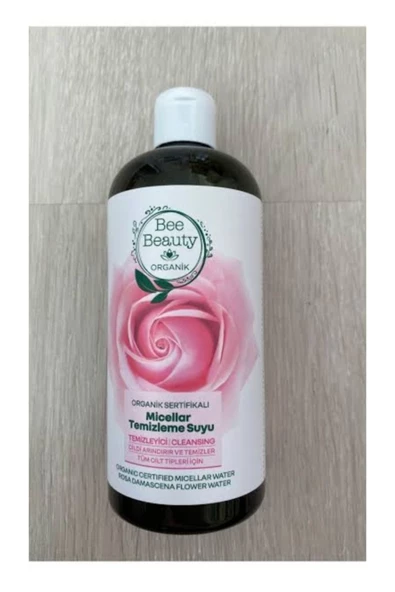 Bee Beauty Organik Sertifikalı Micellar Gül Makyaj Temizleme Suyu Likit 400 Ml