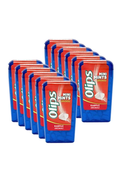 Olips Mini Mints Karpuz 12,5 gr x 12 Adet