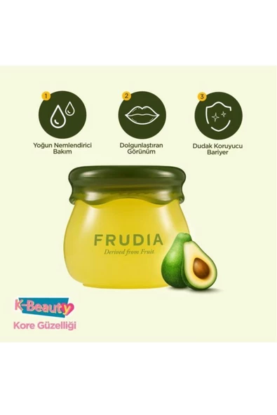 FRUDIA Avocado Cica Dudak Balmı 10 ml PR