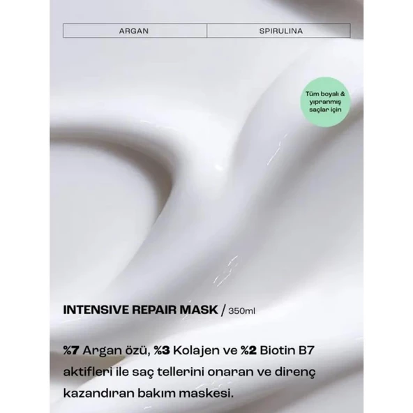 Matsu Intensive Repair Yıpranmış Saçlar için Yoğun Bakım Maskesi 350ml - 2