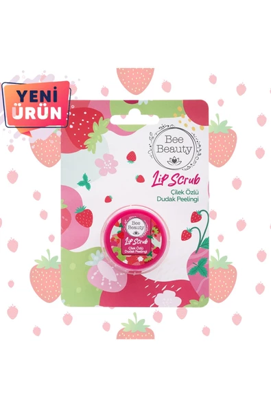 Bee Beauty Çilekli Dudak Peelingi 13 gr