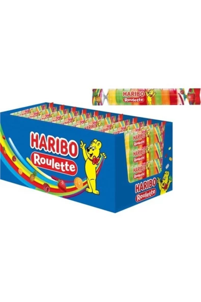 Haribo Roulette Karışık Meyve Aromalı 25gr 48 Adet