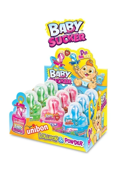 Unibon Baby Sucker Biberon Şeker 12li