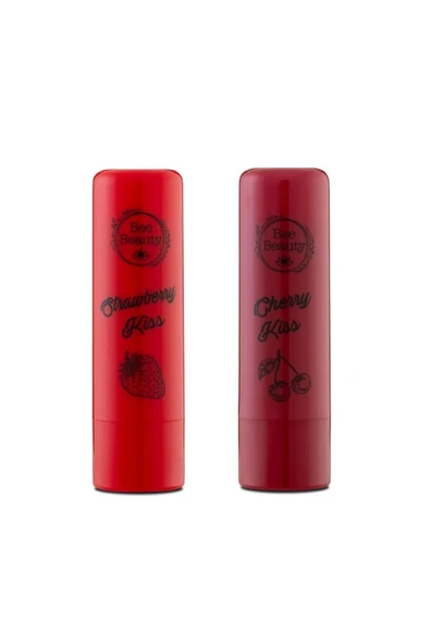 Muhteşem Ikili Dudak Balmı Cherry Kiss + Strawberry Kiss