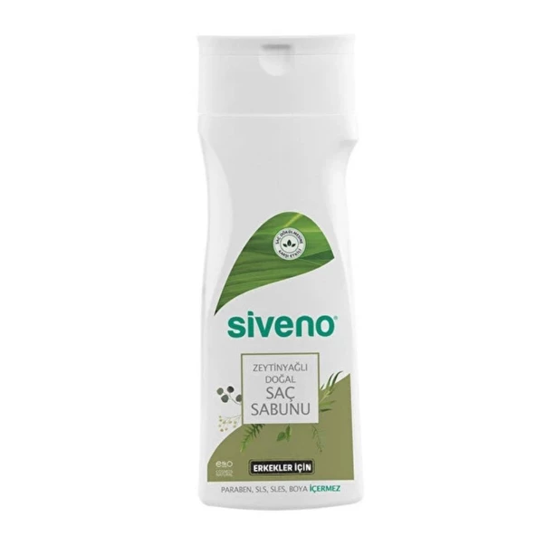 Siveno Erkekler İçin Zeytinyağlı Doğal Saç Sabunu 300ml
