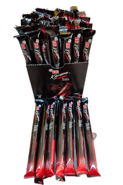 Eti sticks bitter çikolata kahve yanı mükemmel tad 7 Gr x 30 adet