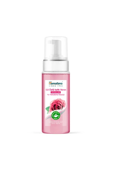 Himalaya Gül Özlü Işıltı Veren Micellar Yüz Temizleme Köpüğü 150 ml