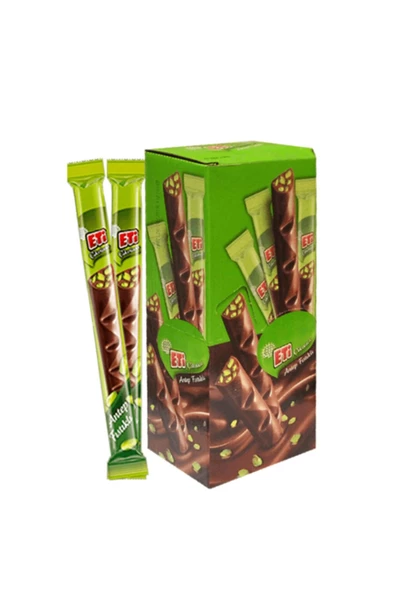 Eti Çikolata Keyfi Antep Fıstıklı Uzun Çikolata 34 G 16'lı