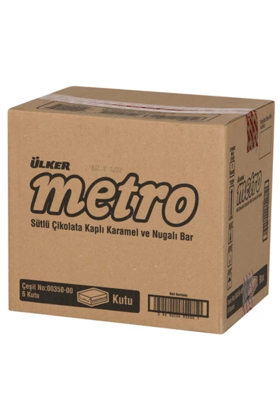 Ülker Metro Çikolata 24'lü 36 G 144 Adet