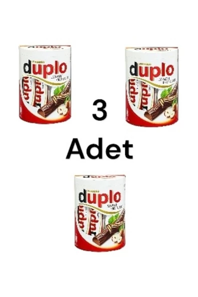 Ferrero Duplo 10-18gr Alman Çikolata-gofret 3 Adet