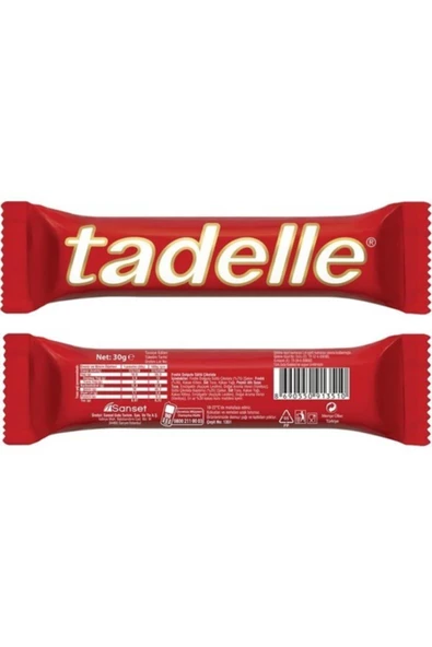 Ülker Tadelle Fındık Dolgulu Sütlü Çikolata 30 Gr X 20' Li - 2