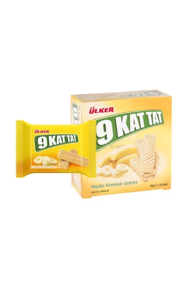 Ülker 9 KAT GOFRET MUZLU 39 GR