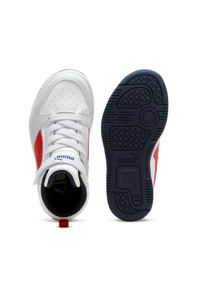 Puma Rebound V6 Mid AC+PS 393832 09 Çocuk Sneaker Ayakkabı Çok Renkli 28-35 - 2
