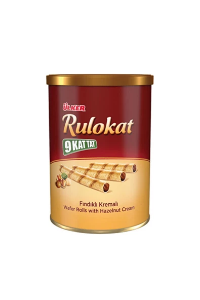 Ülker 9 Kat Tat Rulokat Fındıklı Rulo Gofret 170G