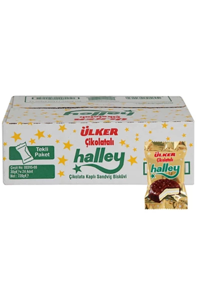 Ülker Halley Tekli 30 Gr 24 Adet Halley Tekli 30gr 24 Adet