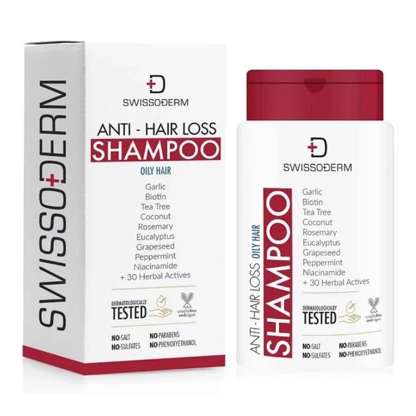 Swissoderm Yağlı Saçlar İçin Dökülme Karşıtı Şampuan 300ml