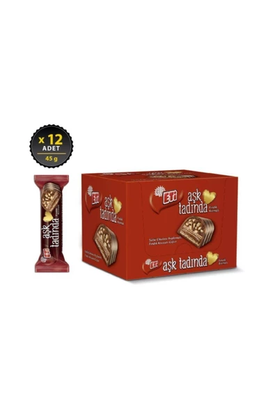 Eti Aşk Tadında Fındıklı Çikolata 45 g x 12 Adet - 2