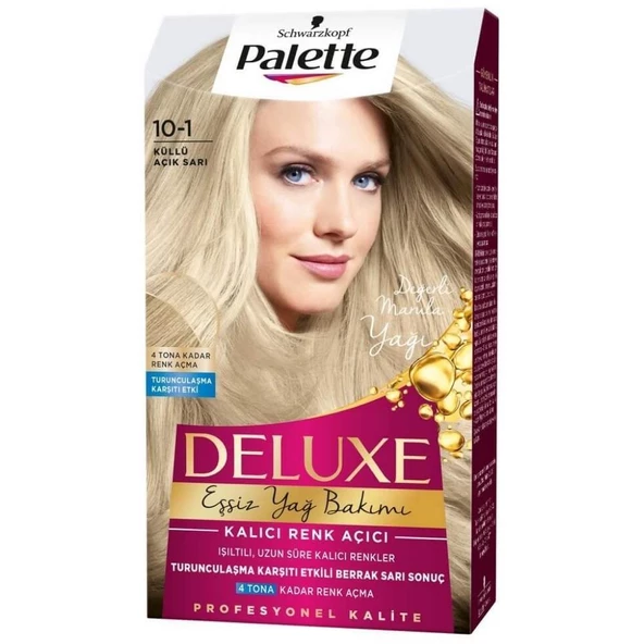 Palette Deluxe Saç Boyası 10-1 Küllü Açık Sarı